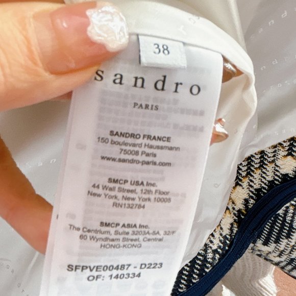 BRAND NEW SANDRO SET, JACKET AND SKIRT, SIZE M, price is for whole set - Picture 10 of 13